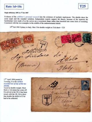 NEW SOUTH WALES - NACHPORTO 1891-1966 – Blatt 7