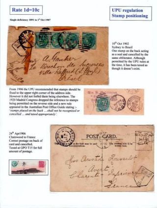 NEW SOUTH WALES - NACHPORTO 1891-1966 – Blatt 8