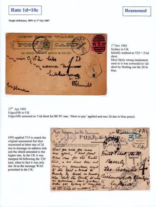 NEW SOUTH WALES - NACHPORTO 1891-1966 – Blatt 9