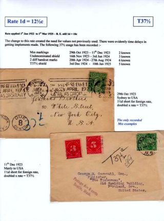 NEW SOUTH WALES - NACHPORTO 1891-1966 – Blatt 30