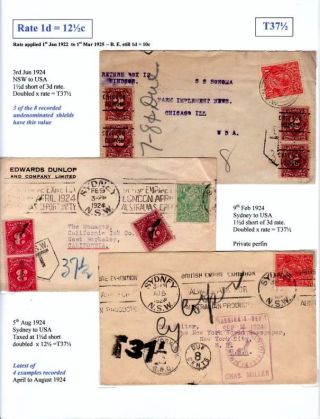 NEW SOUTH WALES - NACHPORTO 1891-1966 – Blatt 31