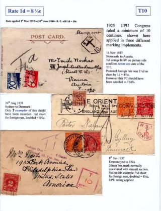 NEW SOUTH WALES - NACHPORTO 1891-1966 – Blatt 35