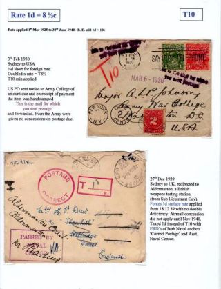 NEW SOUTH WALES - NACHPORTO 1891-1966 – Blatt 36