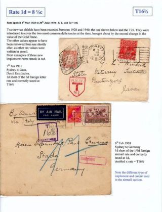 NEW SOUTH WALES - NACHPORTO 1891-1966 – Blatt 37