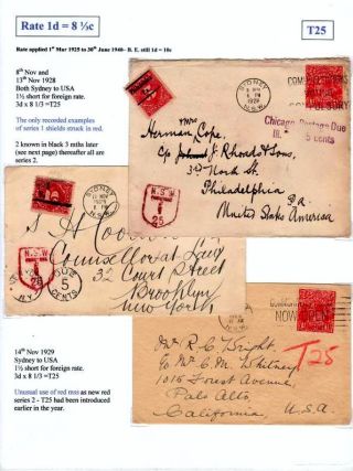 NEW SOUTH WALES - NACHPORTO 1891-1966 – Blatt 44
