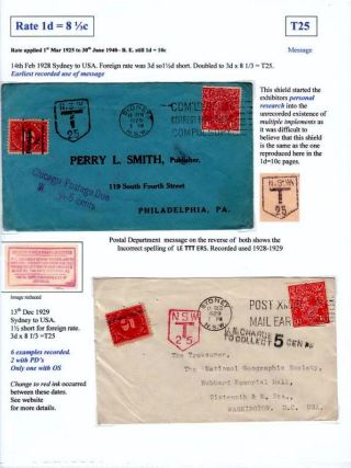 NEW SOUTH WALES - NACHPORTO 1891-1966 – Blatt 46