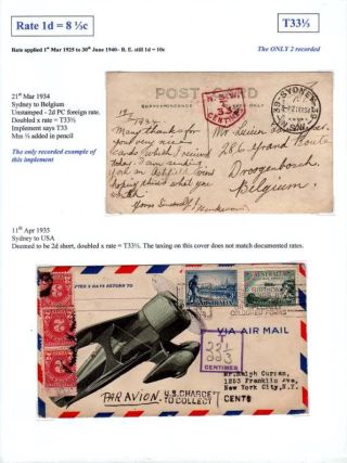 NEW SOUTH WALES - NACHPORTO 1891-1966 – Blatt 48