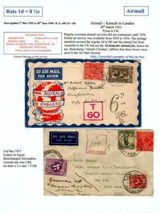 NEW SOUTH WALES - NACHPORTO 1891-1966 – Blatt 50