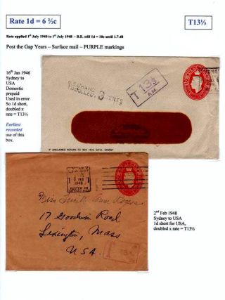 NEW SOUTH WALES - NACHPORTO 1891-1966 – Blatt 63