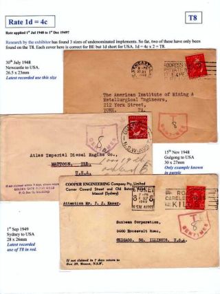 NEW SOUTH WALES - NACHPORTO 1891-1966 – Blatt 67