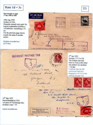 NEW SOUTH WALES - NACHPORTO 1891-1966 – Blatt 70