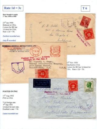 NEW SOUTH WALES - NACHPORTO 1891-1966 – Blatt 71