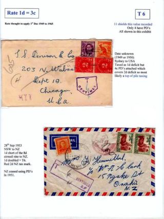 NEW SOUTH WALES - NACHPORTO 1891-1966 – Blatt 72