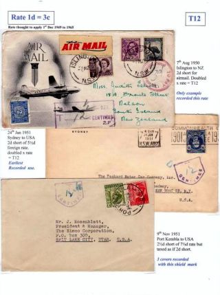 NEW SOUTH WALES - NACHPORTO 1891-1966 – Blatt 74
