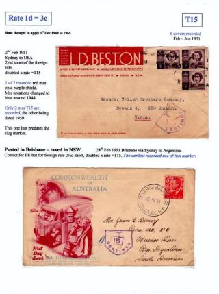 NEW SOUTH WALES - NACHPORTO 1891-1966 – Blatt 75