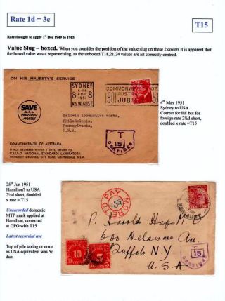 NEW SOUTH WALES - NACHPORTO 1891-1966 – Blatt 76