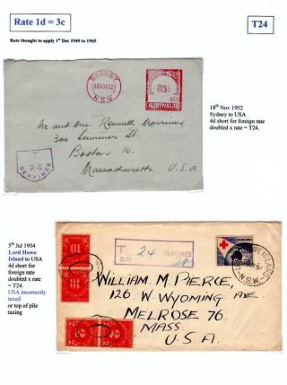 NEW SOUTH WALES - NACHPORTO 1891-1966 – Blatt 83