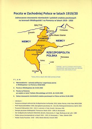 POST IN WEST POLAND 1919-1920 (in Polish) – sheet 1