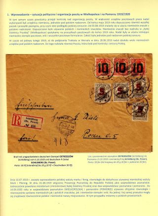 POST IN WEST POLAND 1919-1920 (in Polish) – sheet 3