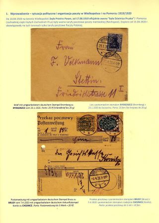 POST IN WEST POLAND 1919-1920 (in Polish) – sheet 5
