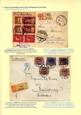 POST IN WEST POLAND 1919-1920 (in Polish) – sheet 6