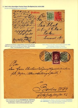 POST IN WEST POLAND 1919-1920 (in Polish) – sheet 8