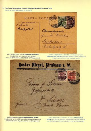 POST IN WEST POLAND 1919-1920 (in Polish) – sheet 9