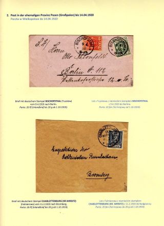POST IN WEST POLAND 1919-1920 (in Polish) – sheet 10