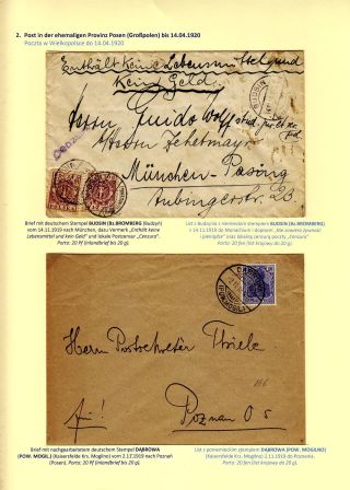 POST IN WEST POLAND 1919-1920 (in Polish) – sheet 11