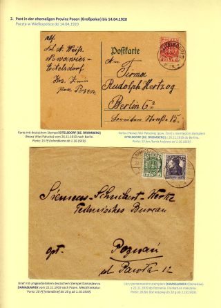 POST IN WEST POLAND 1919-1920 (in Polish) – sheet 13