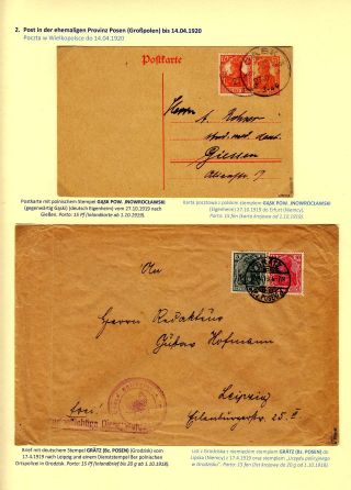 POST IN WEST POLAND 1919-1920 (in Polish) – sheet 15