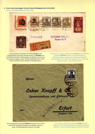 POST IN WEST POLAND 1919-1920 (in Polish) – sheet 16