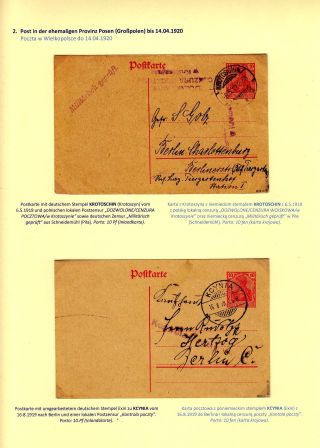 POŠTA V ZÁPADNÍM POLSKU 1919-1920 (polsky) – list 21