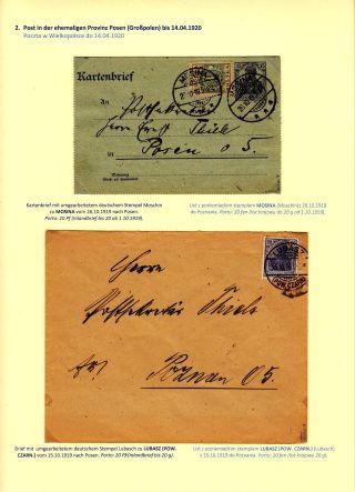 POŠTA V ZÁPADNÍM POLSKU 1919-1920 (polsky) – list 25