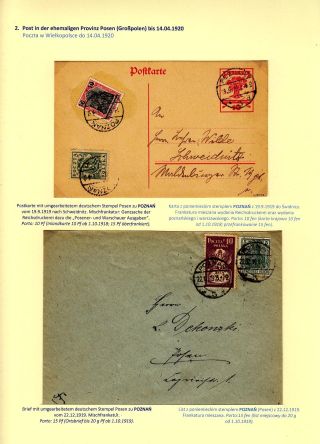 POST IN WESTPOLEN 1919-1920 (polnisch) – Blatt 36