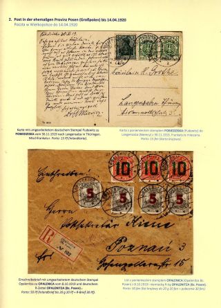 POST IN WESTPOLEN 1919-1920 (polnisch) – Blatt 38