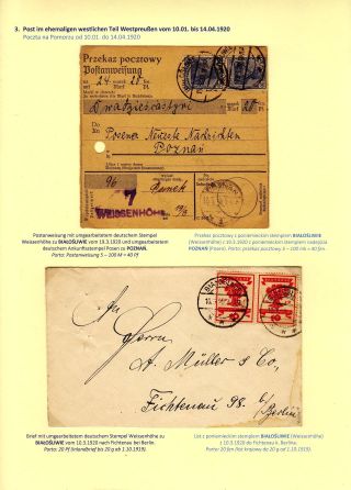 POST IN WESTPOLEN 1919-1920 (polnisch) – Blatt 55