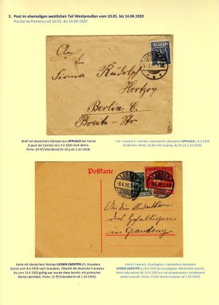 POST IN WESTPOLEN 1919-1920 (polnisch) – Blatt 70