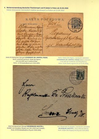 POST IN WESTPOLEN 1919-1920 (polnisch) – Blatt 99