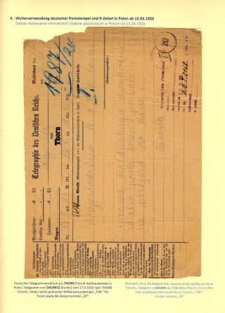 POST IN WESTPOLEN 1919-1920 (polnisch) – Blatt 102