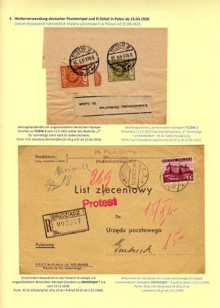 POST IN WESTPOLEN 1919-1920 (polnisch) – Blatt 105