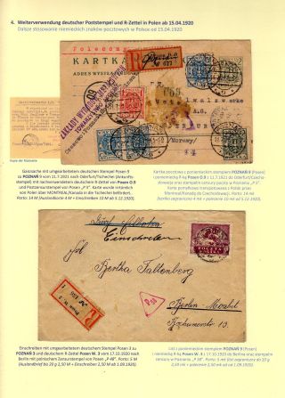 POST IN WESTPOLEN 1919-1920 (polnisch) – Blatt 108