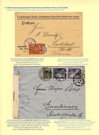 POST IN WESTPOLEN 1919-1920 (polnisch) – Blatt 111