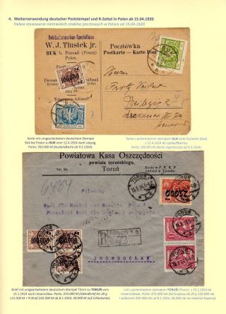 POST IN WESTPOLEN 1919-1920 (polnisch) – Blatt 114