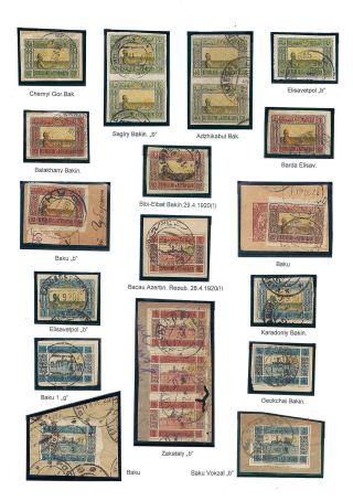 ASERBAIDSCHAN 1919-1923 – Blatt 8