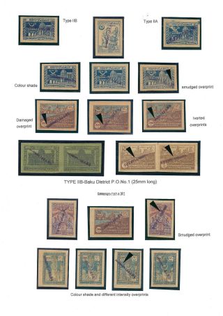AZERBAIJAN 1919-1923 – sheet 39