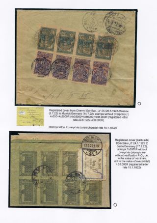 AZERBAIJAN 1919-1923 – sheet 45
