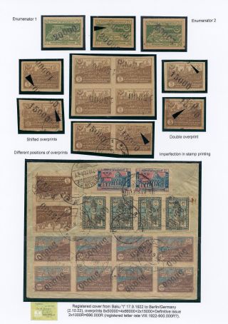 AZERBAIJAN 1919-1923 – sheet 48