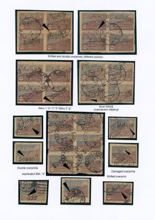 AZERBAIJAN 1919-1923 – sheet 52