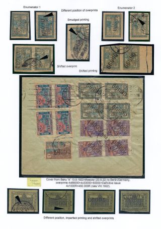 AZERBAIJAN 1919-1923 – sheet 56